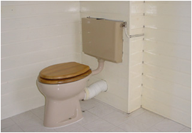 Hangend toilet plaatsen