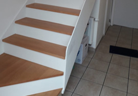 Schilderen van een trap