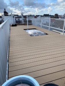 Terras leggen van composiet delen