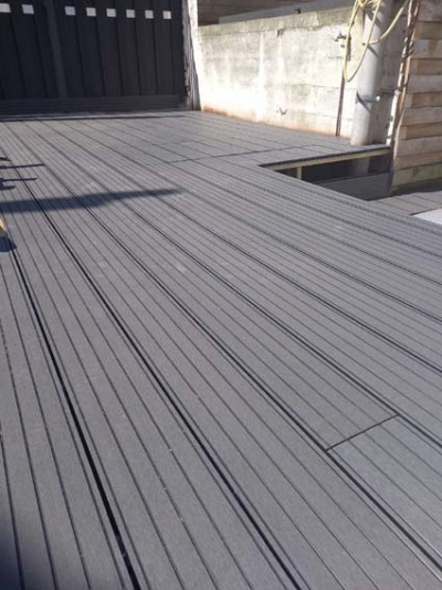 Terras van composiet